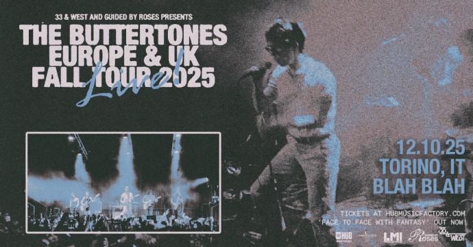 The Buttertones: per la prima volta live in italia a Torino